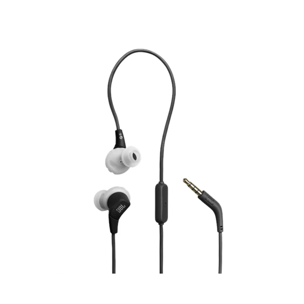 JBL Endurance Run 3 WIred Aux In Ear Headphone - Black