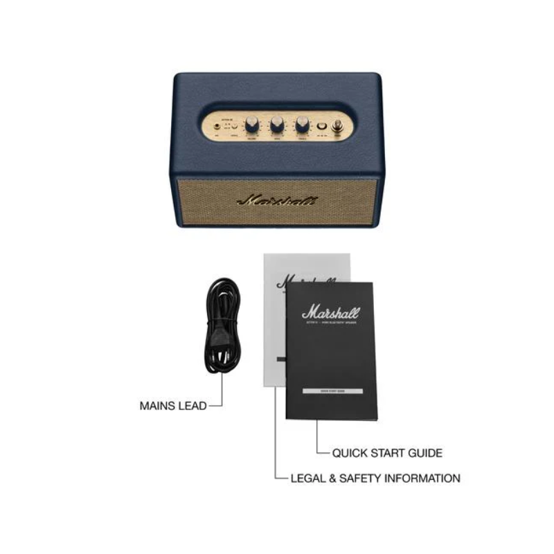 Marshall Acton III Bluetooth Speaker - Midnight Blue
