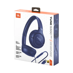JBL Tune 530C Hi - Res Wired On Ear Headphone - Blue