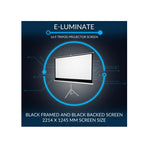 Connex 100 Inch E-Luminate Tripod Screen Projector - White