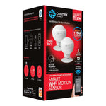 Connex Connect Smart WiFi Motion Sensor Recharge Twin Pack - White