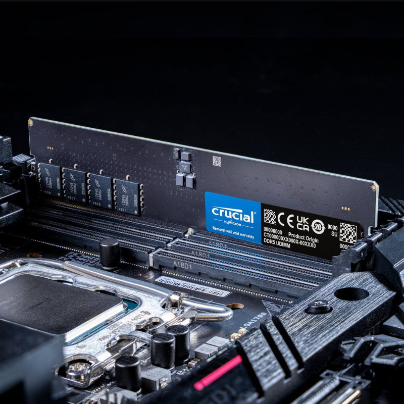 Crucial 32GB 5600Mhz DDR5 Desktop Memory - Black