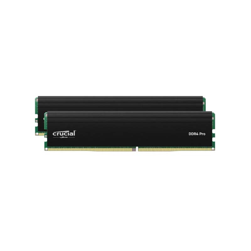 Crucial Pro 32GB DDR4 3200 UDIMM Memory - Black
