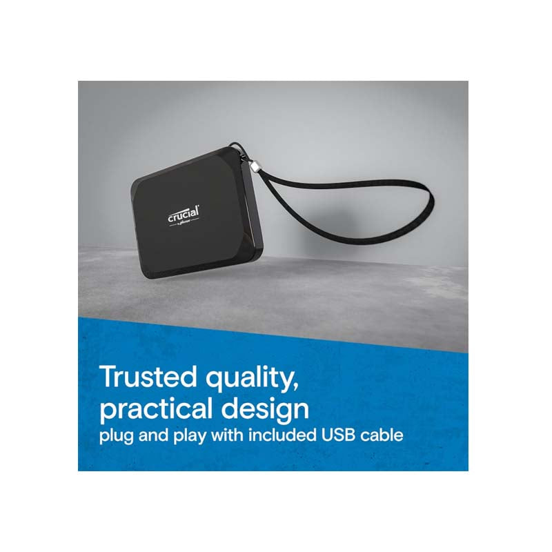 Crucial X9 2TB Portable SSD - Black