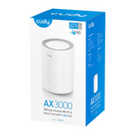 Cudy AX3000 Wi-Fi 6 Mesh Kit 1 Pack - White - White