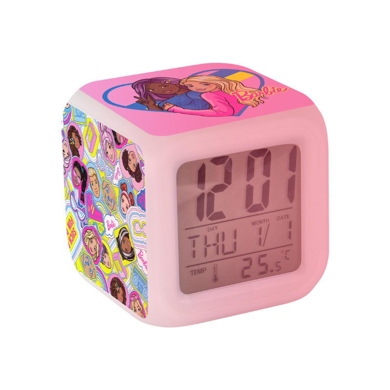 Mattel Barbie Digital Clock - Pink