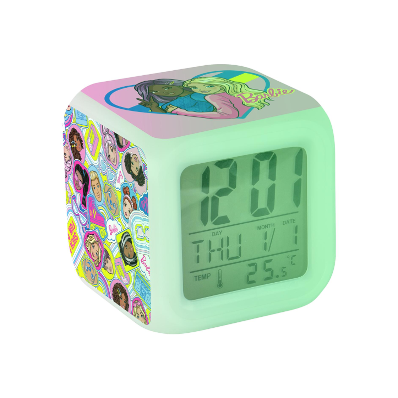 Mattel Barbie Digital Clock - Pink