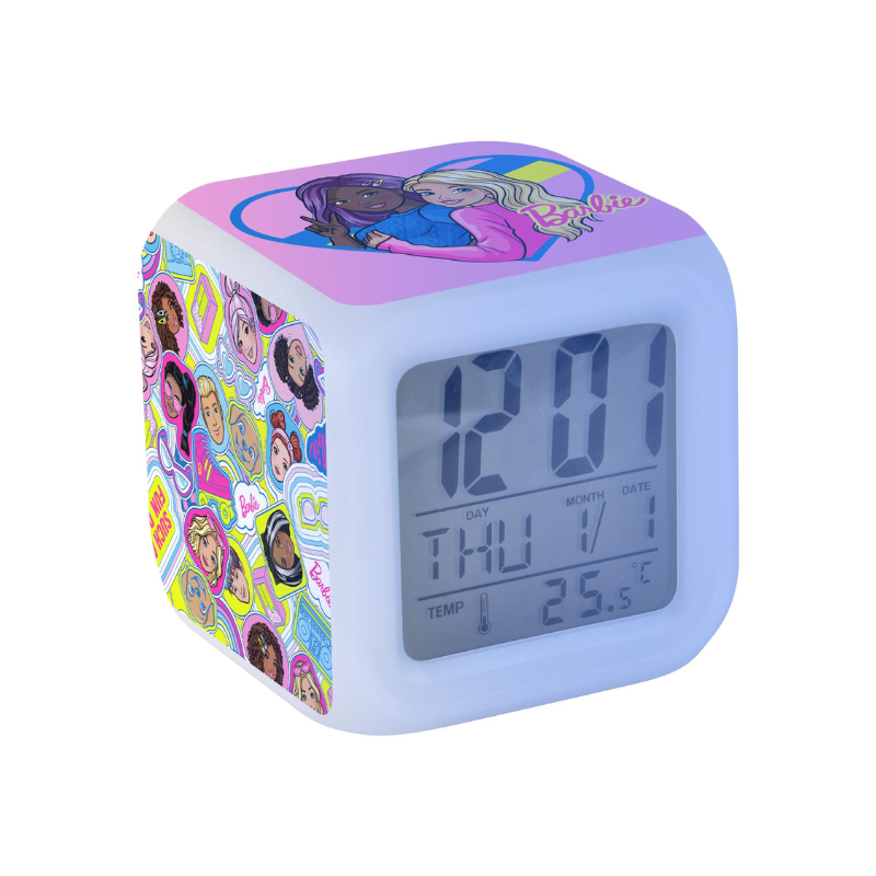 Mattel Barbie Digital Clock - Pink