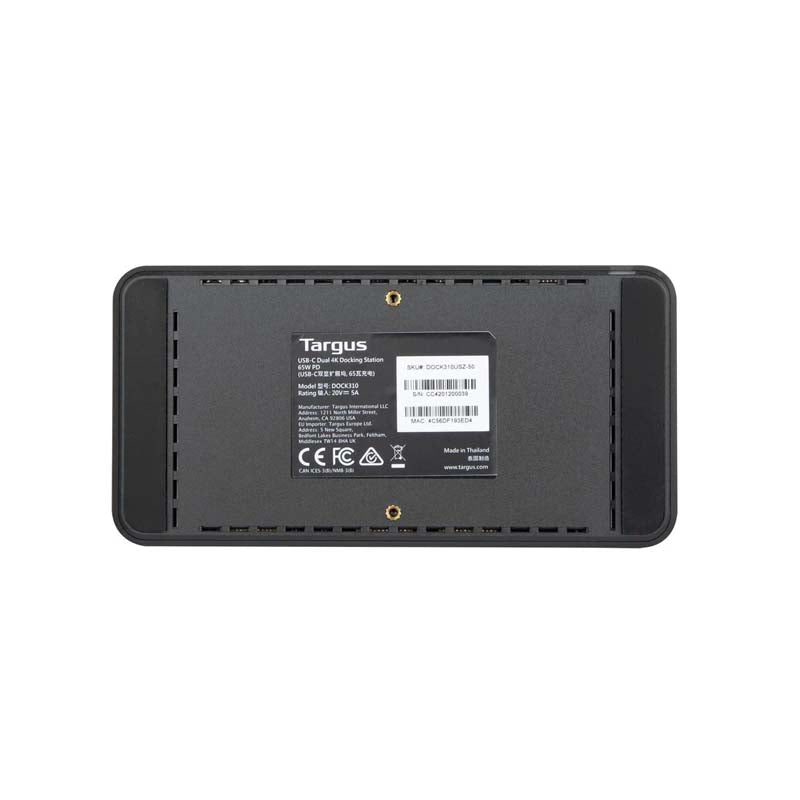 Targus Universal USB-C DV4K Docking Station with 65W Power Delivery
