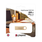 Kingston 64GB 220MB/S Metal USB 3.2 Gen 1 Datatraveler SE9 G3