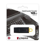 Kingston 128GB USB3.2 Gen1 DataTraveler Exodia - Black / Yellow