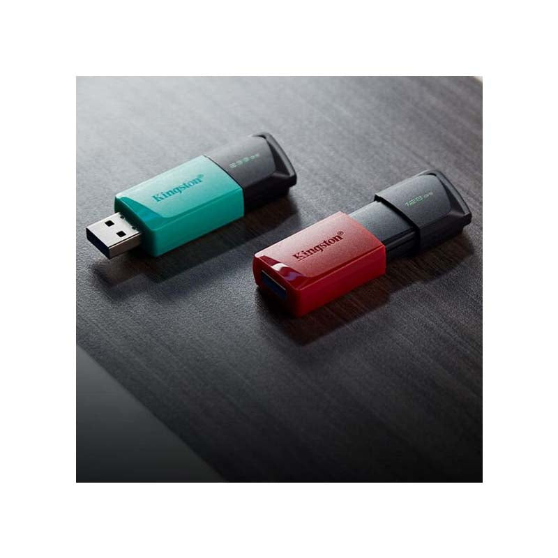 Kingston 128GB USB3.2 Gen1 Datatraveler Exodia M - Black / Red