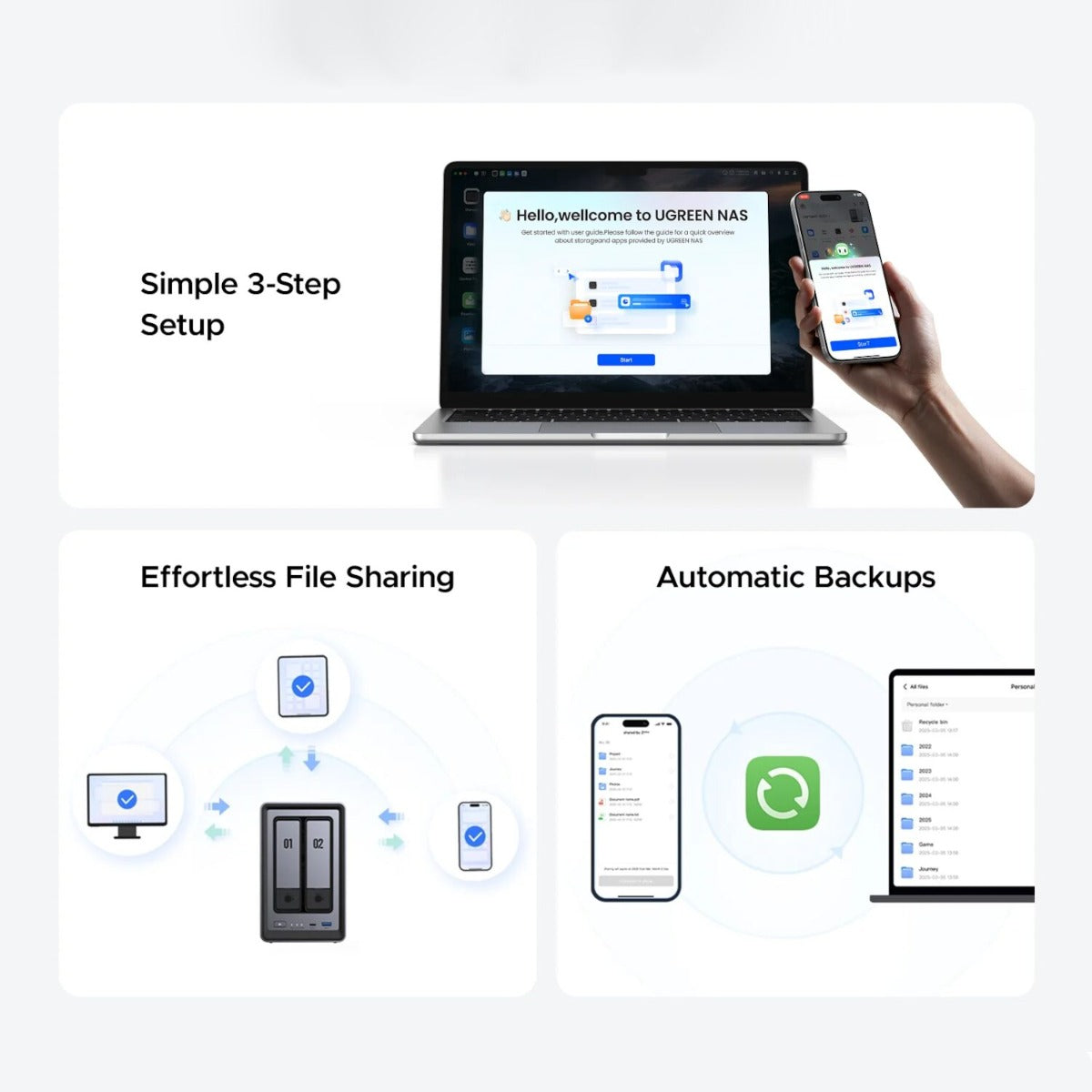 UGREEN NASync DXP2800 2 Bay NAS Storage System