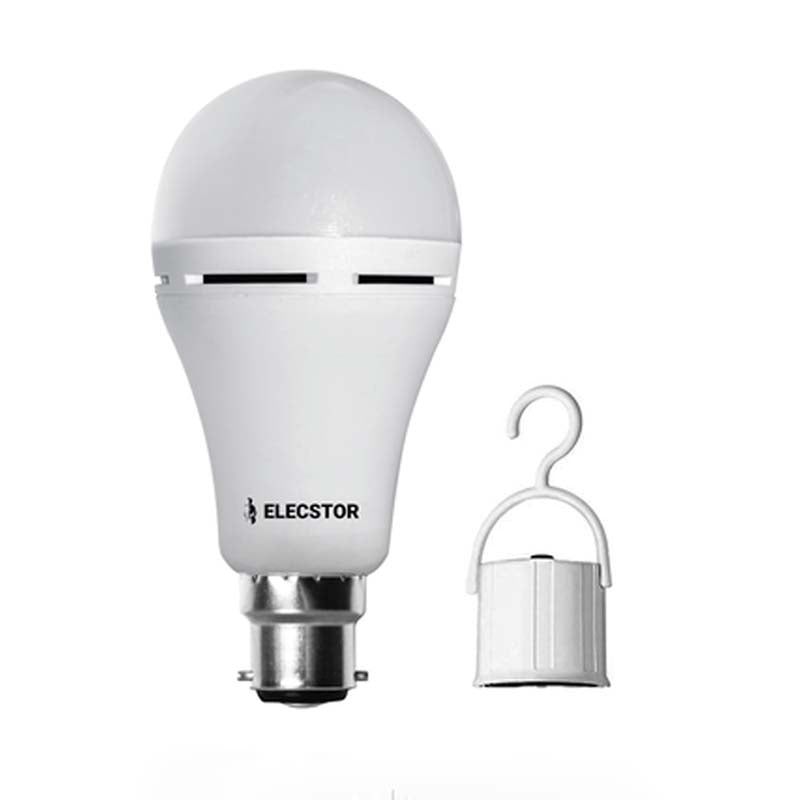 Elecstor B22 7W Rechargeable LED Bulb - Warm White