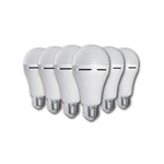 Elecstor E27 7W Rechargeable LED Bulb 6 Pack - Warm White