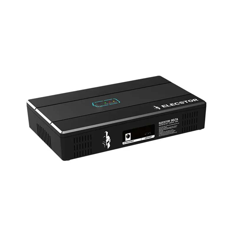 Elecstor 60W LiFePO4 Mini UPS with POE - Black
