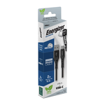 Energizer 2m USB A to Type C Cable - Black - Black