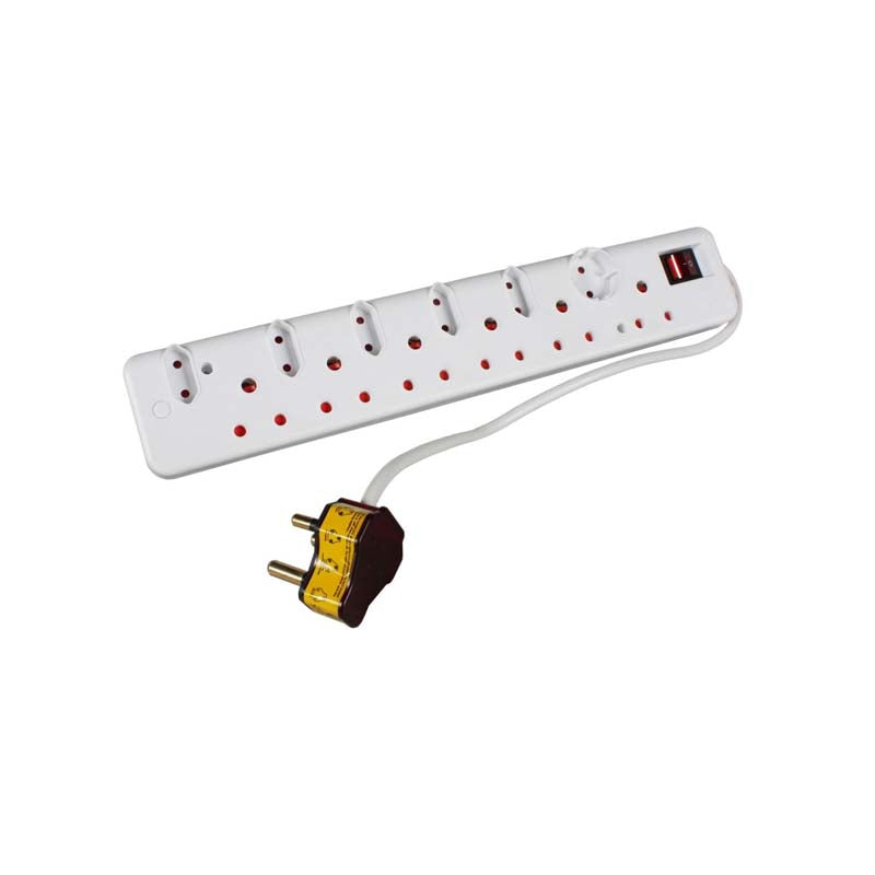Ellies 12 Way Multi Plug with High Surge Protection