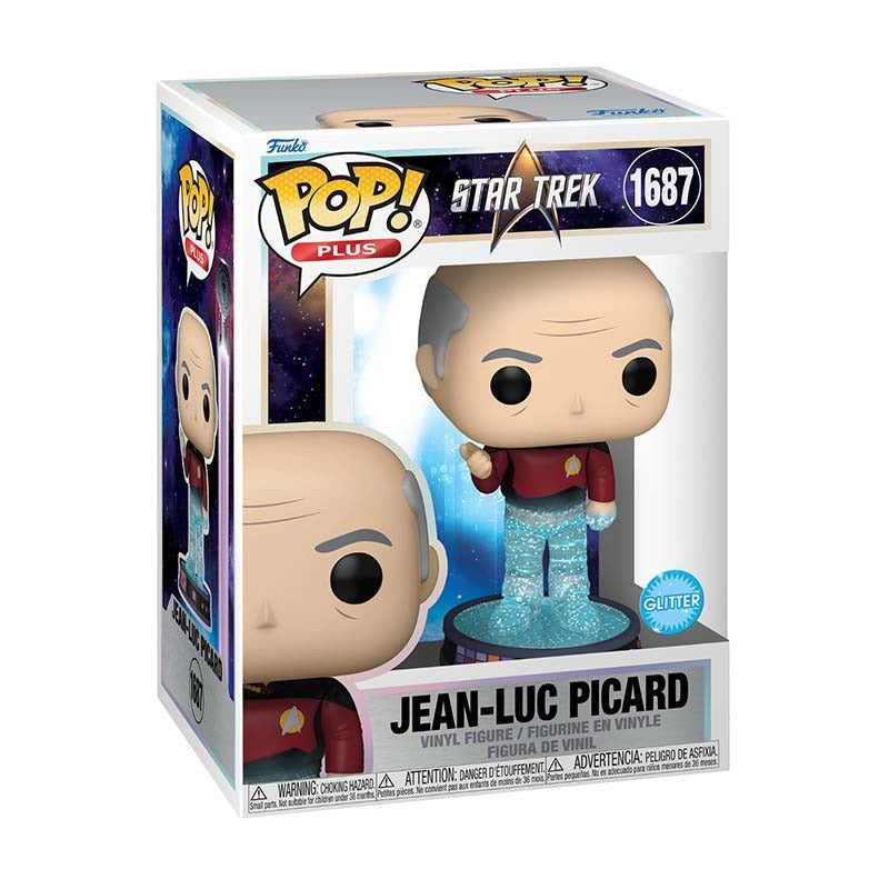 Funko Pop! Plus: Star Trek - Jean-Luc Picard (Glitter)