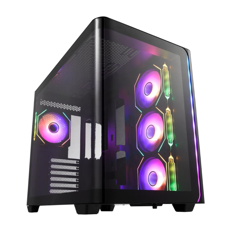FSP M580 ATX Gaming Chassis - Black - Black