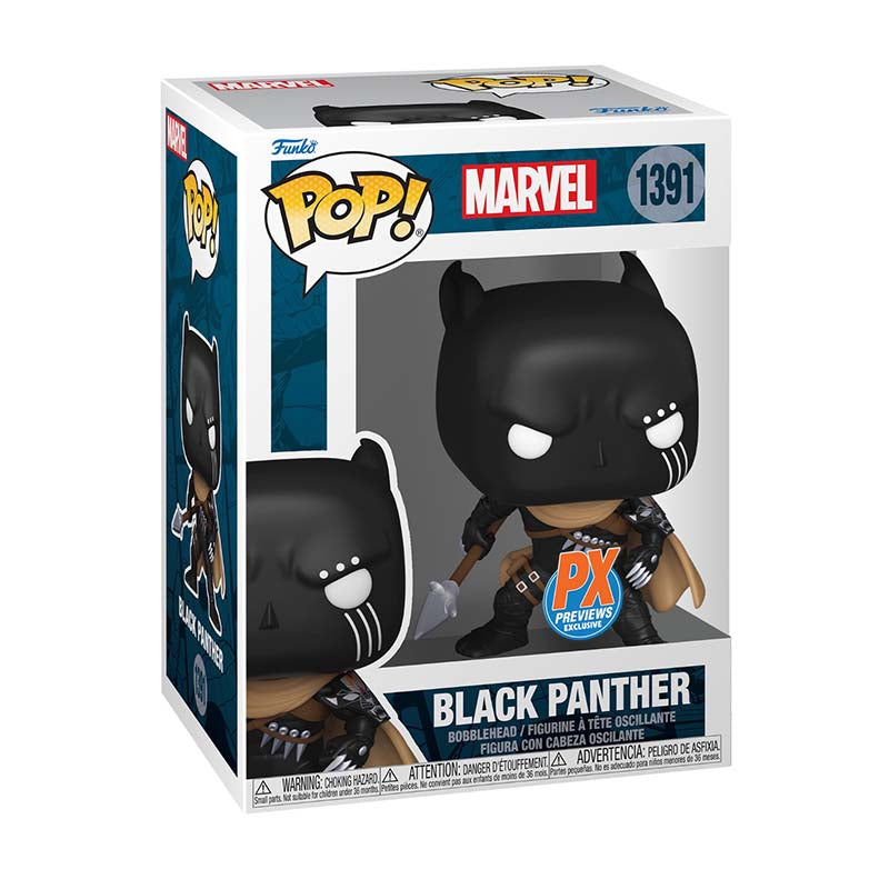 Funko Pop! Marvel: Black Panther With Spear (Special Edition)