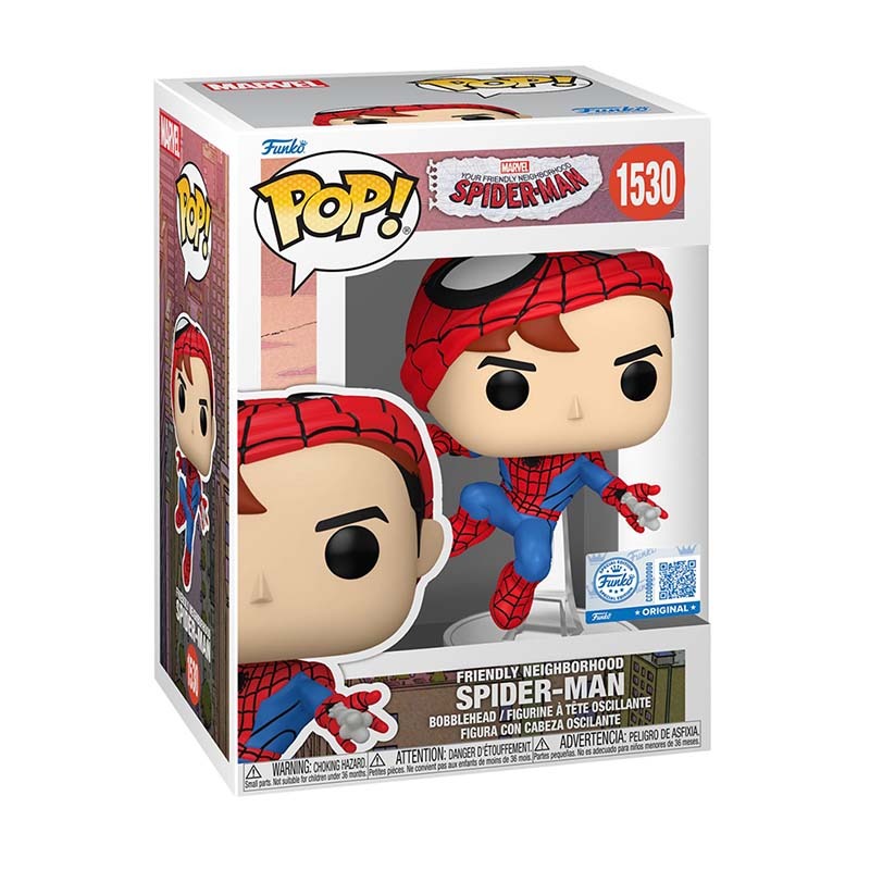 Funko Pop! Marvel Friendly Neighborhood Spider-Man - Spider-Man (Unmasked)