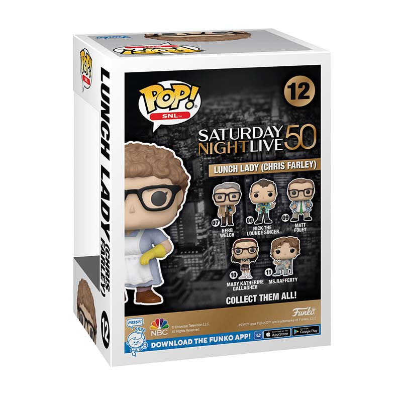 Funko Pop! SNL: Saturday Night Live 50 - Lunch Lady (Chris Farley) (Special Edition)