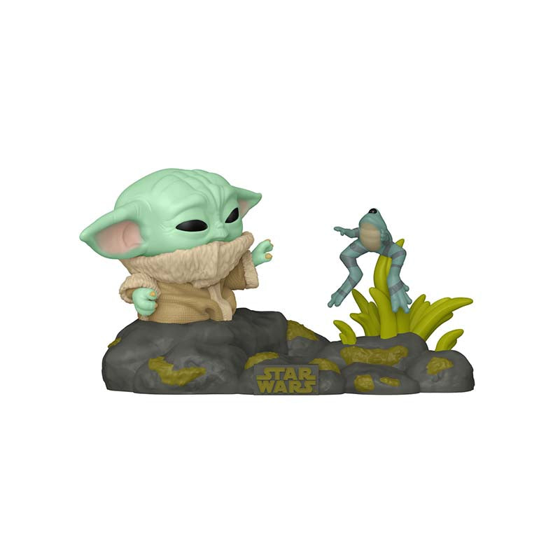 Funko Pop! Star Wars: Deluxe Grogu with Frog