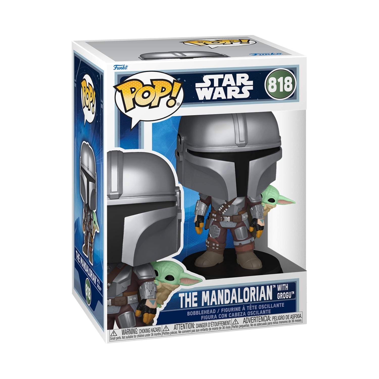 Funko Pop!: Star Wars - The Mandalorian With Grogu - Multicolour