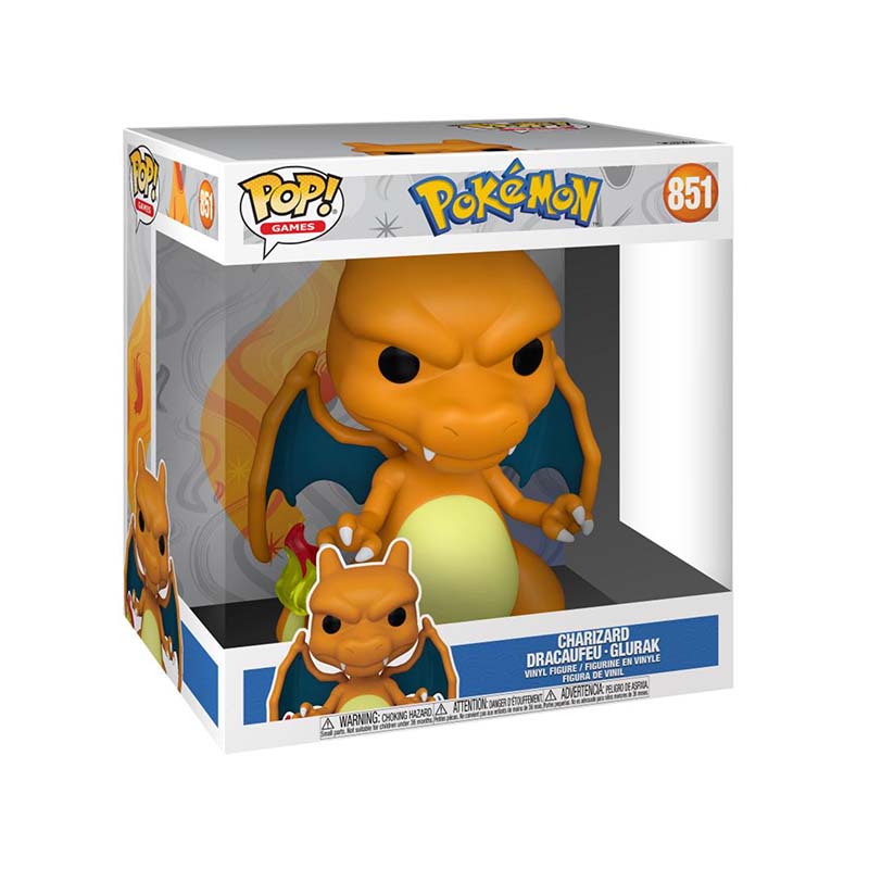 Funko Pop! Video Games: Jumbo Pokemon - Charizard Dracaufeu Glurak