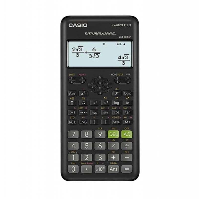 Casio FX-82ES Plus 2nd Edition Calculator - Black