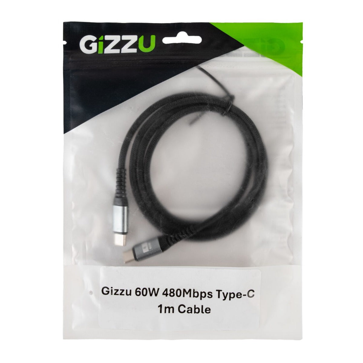 Gizzu¬¨‚Ä†60W 480Mbps Type C 2m Cable