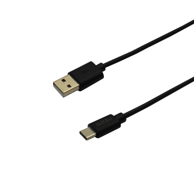 Gizzu USB to Type C Cable 1m - Black