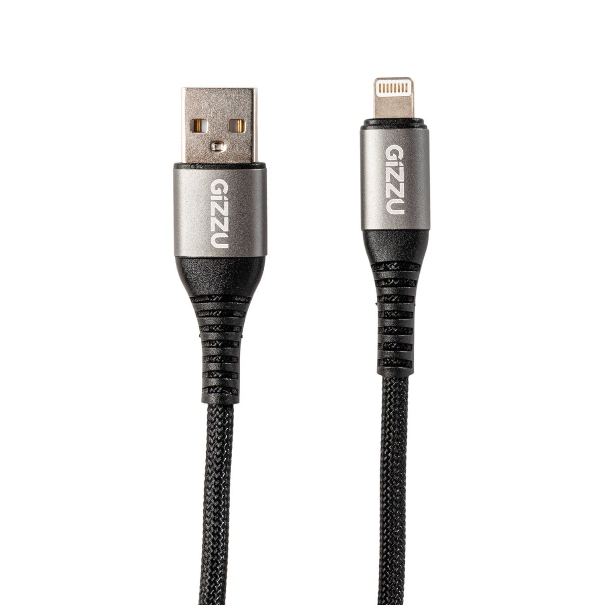 Gizzu 12W USB to Lightning 2m Cable - Black