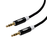 Gizzu 3.5mm AUX Cable 2m - Black - Black