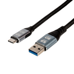 Gizzu 60W 10Gbps USB to Type C 1m Cable - Black