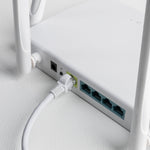 Gizzu Cat6 UTP Fly Lead Ethernet Network Cable 20cm - White - White