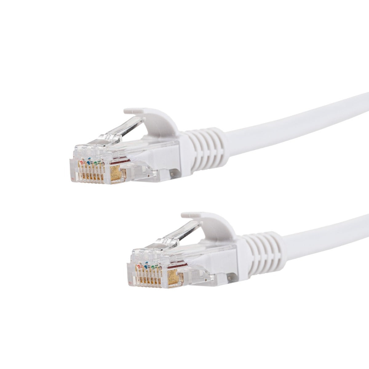 Gizzu Cat6 UTP Fly Lead Ethernet Network Cable 3m White - White