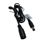 Gizzu DC 12V Male to Female 1.2M Power Cable - Black - Black