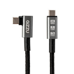 Gizzu 100W 10Gbps Type C Angled 1m Cable