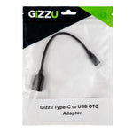 Gizzu Type C to USB3.0 OTG Adapter - Black