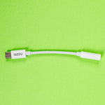 Gizzu USB Type C to 3.5mm AUX Audio Adapter - White - White
