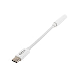 Gizzu USB Type C to 3.5mm AUX Audio Adapter - White - White