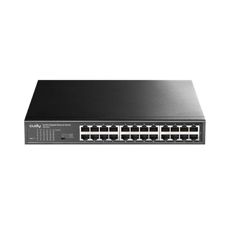 Cudy 24 Port Gigabit Ethernet Switch - Black