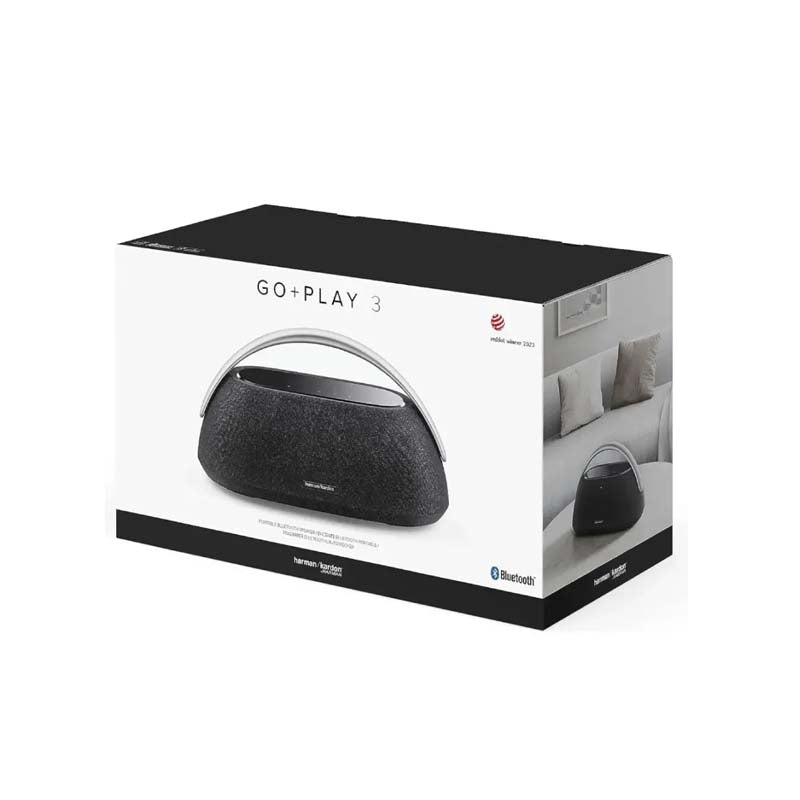 Harman Kardon Go + Play 3 Portable Bluetooth Speaker - Black - Black