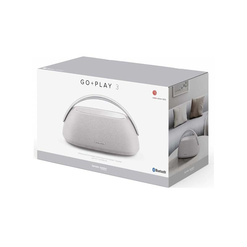 Harman Kardon Go + Play 3 Portable Bluetooth Speaker - Grey - Grey