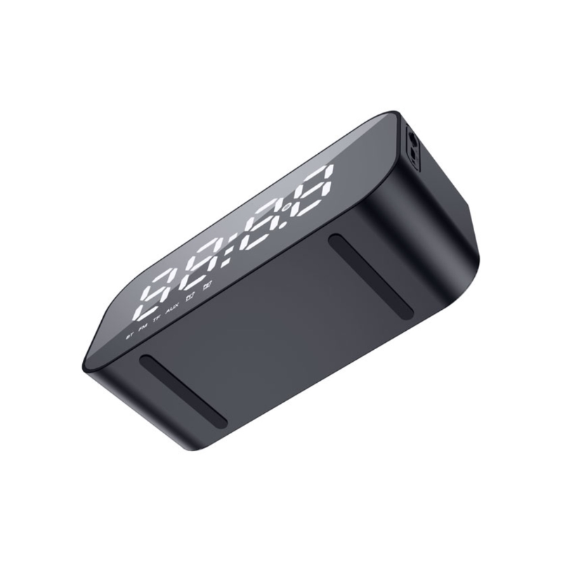 Havit Alarm Clock & Wireless Speaker - Black