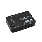 HDCVT HDMI 5 x 1 Switch - Black