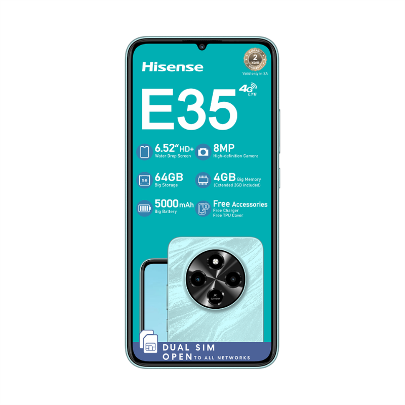 Hisense E35 4G 64GB Dual Sim - Blue - Blue