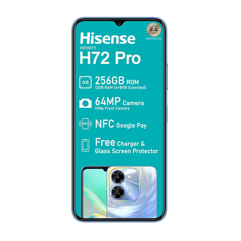 Hisense H72 Pro 4G Dual Sim 256GB - Blue - Blue